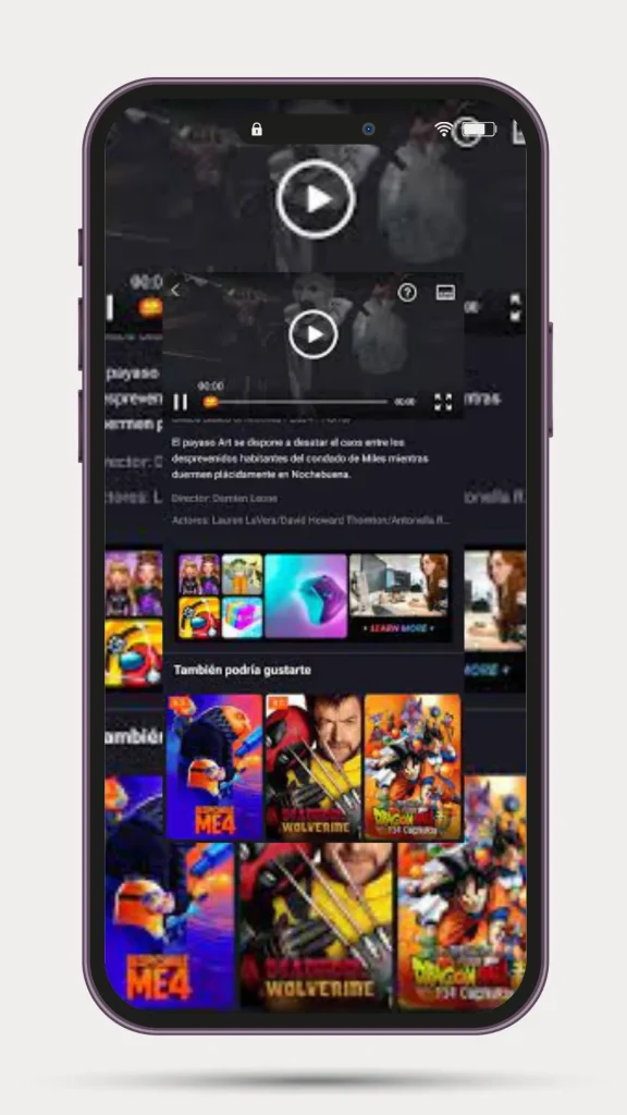 Magis TV Android home screen preview