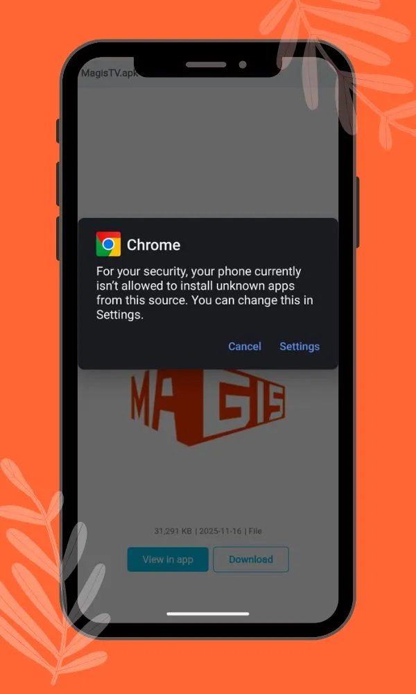 Magis TV channel browsing screenshot