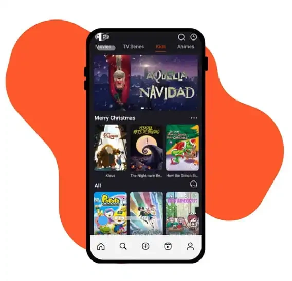 Magis TV app playback interface